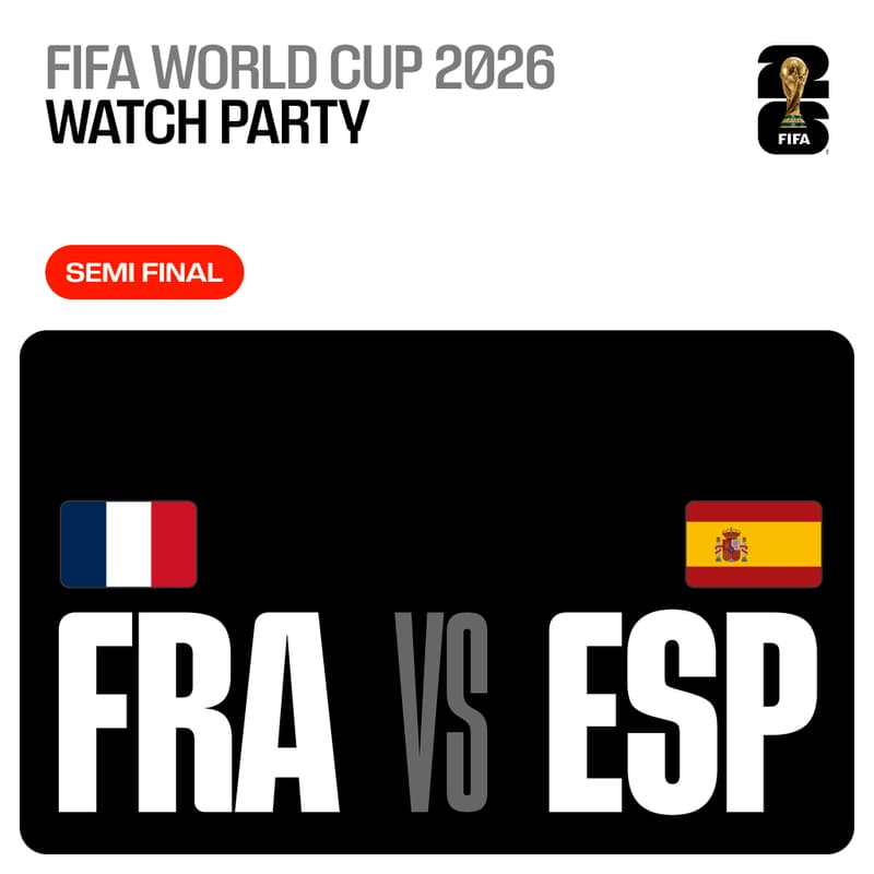 Cover Image for The Box - France 🇫🇷 vs Spain 🇪🇸 World Cup Semi Final