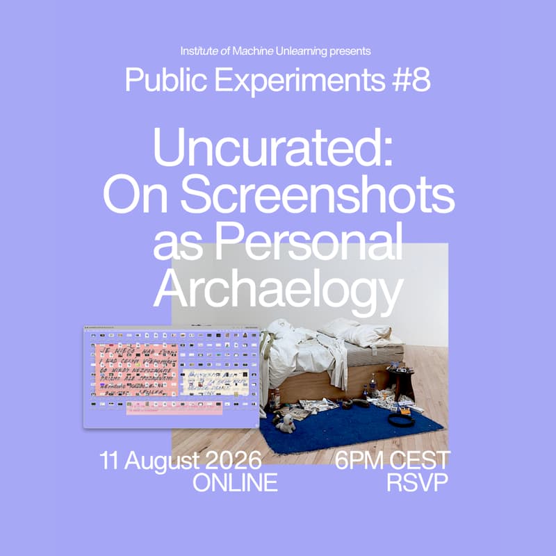 Cover Image for [ONLINE] Uncurated: On Screenshots as Personal Archaelogy