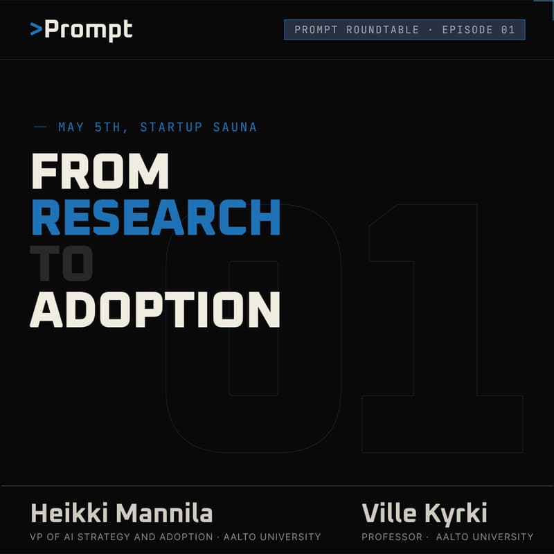 Cover Image for Prompt Roundtable 1: From Research to Adoption