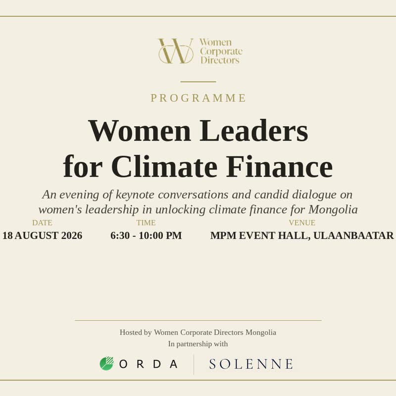 Cover Image for Women Leaders for Climate Finance