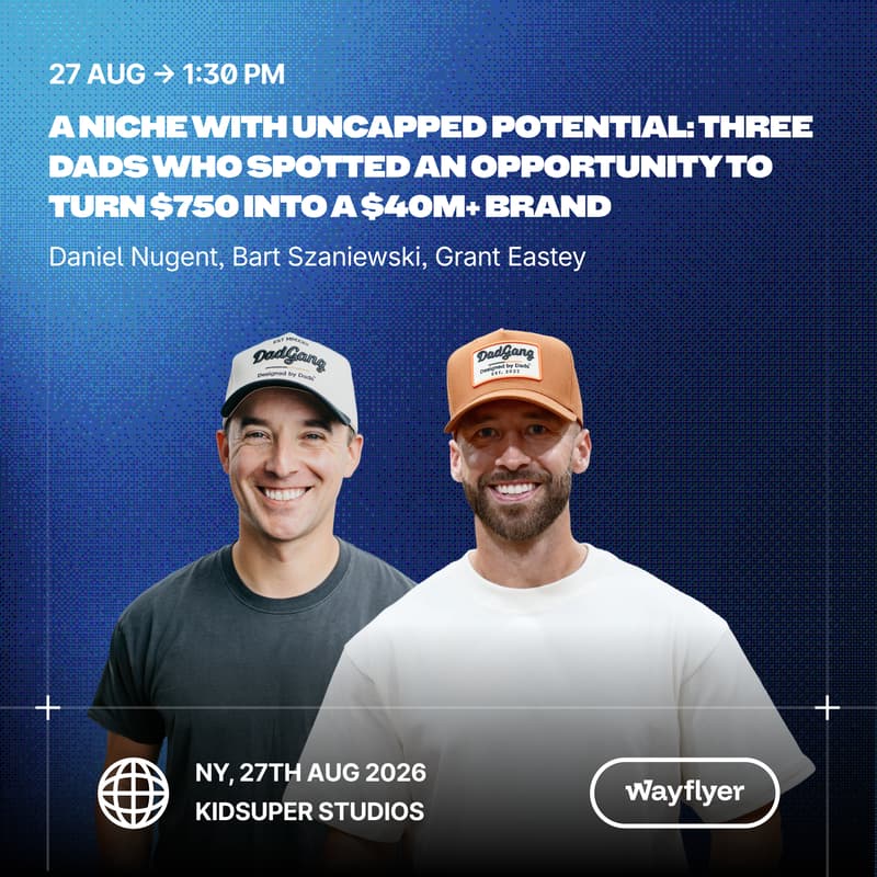Cover Image for A niche with uncapped potential: Three dads who spotted an opportunity to turn $750 into a $40m+ brand