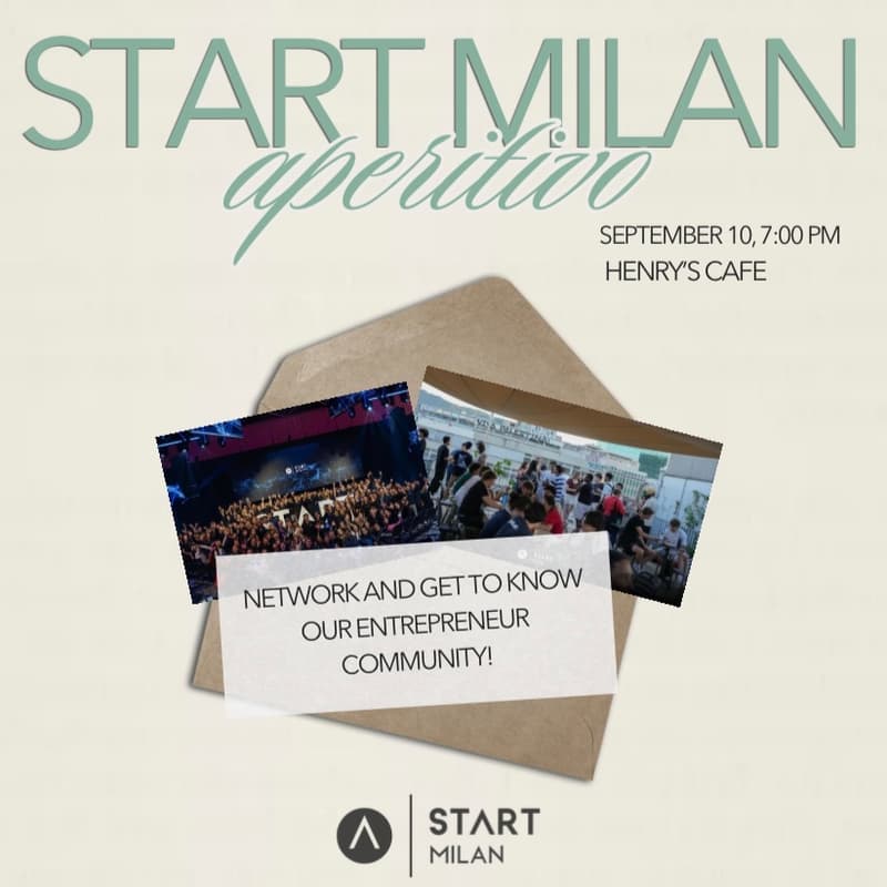 Cover Image for Get to Know us at START Milan Aperitivo