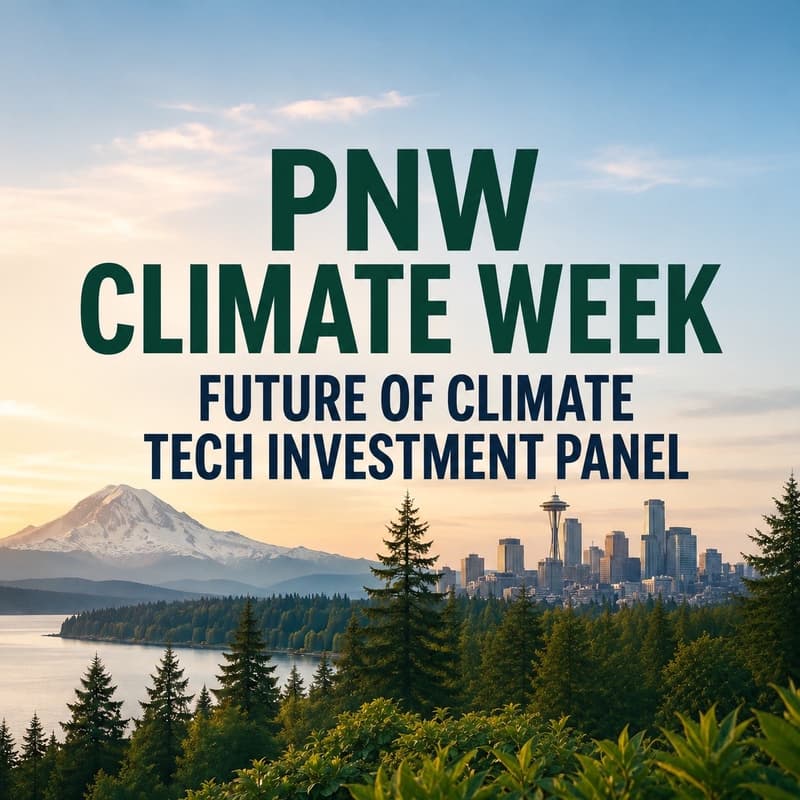 Cover Image for Future of Climate Tech Investment Panel, w. SVB & Climate Tech VCs