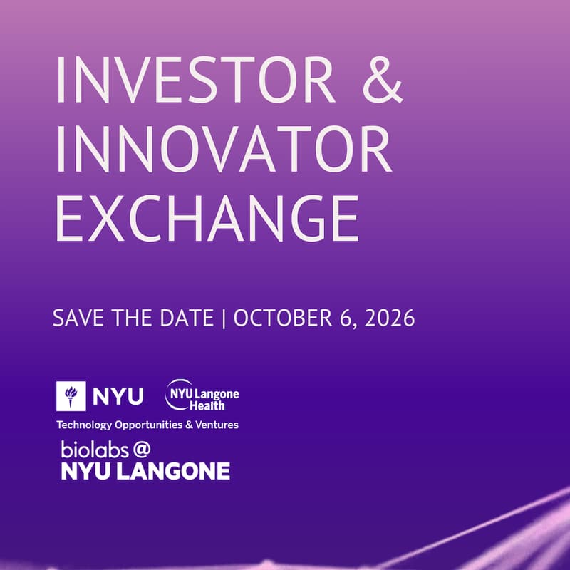 Cover Image for SAVE THE DATE - Biolabs@NYU Langone Investor & Innovator Exchange (IXI)
