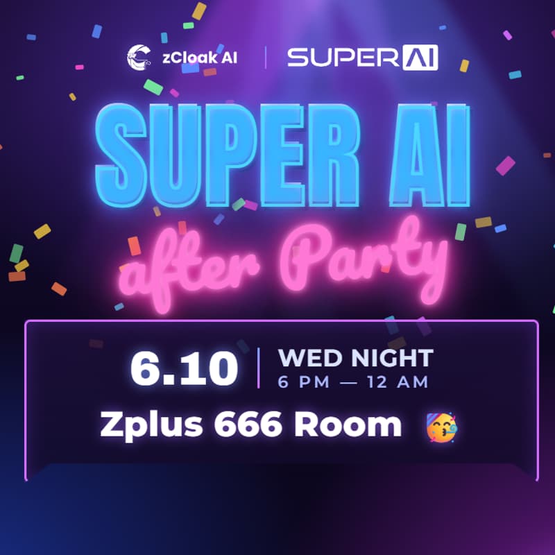 Cover Image for The Real Social Time Is At Karaoke — SuperAI After Party by ZCloak.ai