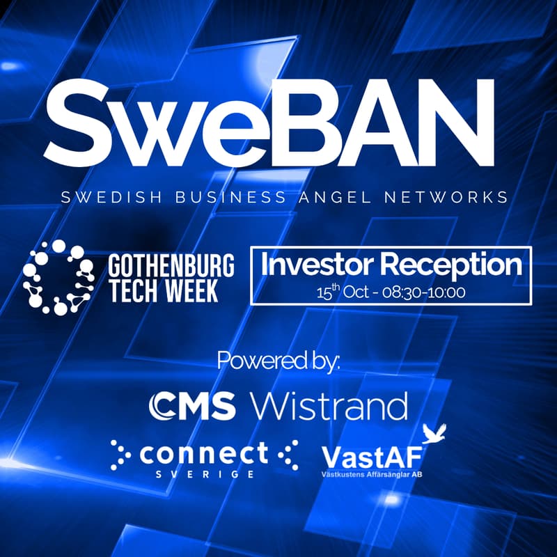 Cover Image for SweBAN Investor Reception - Gothenburg Tech Week 2026