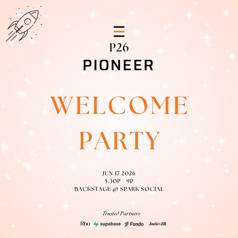 Cover Image for 🔌 Pioneer P26 Welcome Party⚡️