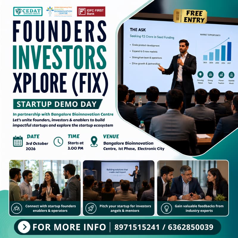 Cover Image for Founders & Investors Xplore by CEDAT