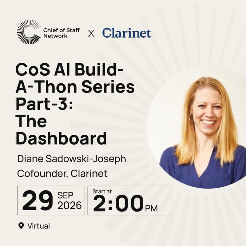 Cover Image for CoS AI Buildathon Series: Build Your Personal AI Workspace | Part-3: The Dashboard