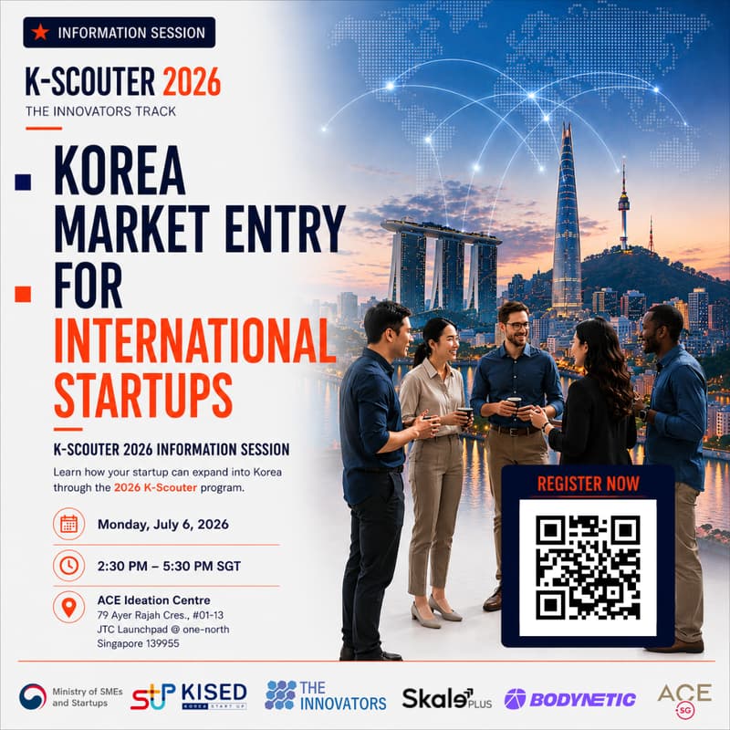 Cover Image for Korea Market Entry for International Startups (K-Scouter 2026 Information Session)