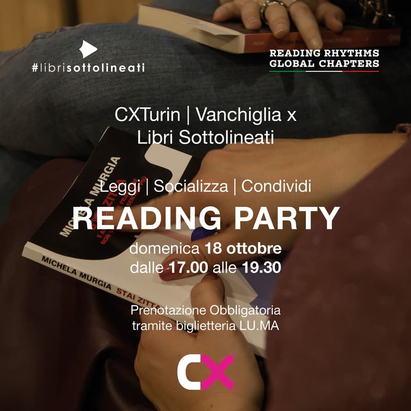 Cover Image for Reading Party Torino: domenica 18 ottobre