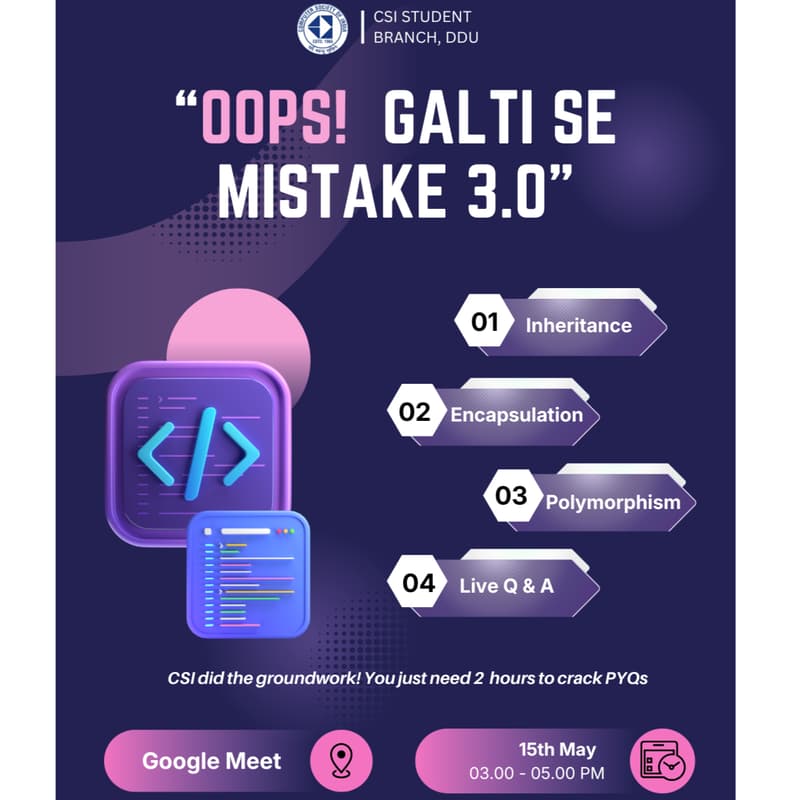 Cover Image for OOPS! GALTI SE MISTAKE 3.0
