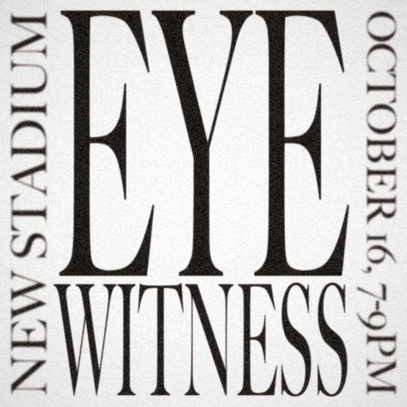 Cover Image for EYEWITNESS