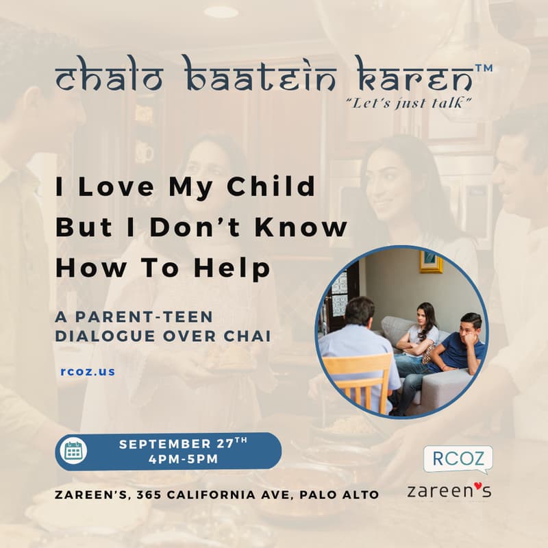 Cover Image for Chalo Baatein Karen (“Let’s just talk”) - A Discussion Series: I Love My Child But I Don’t Know How to Help