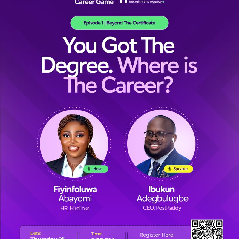 Cover Image for You Got The Degree. Where is The Career?