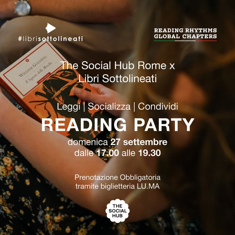 Cover Image for Reading Party Roma: domenica 27 settembre