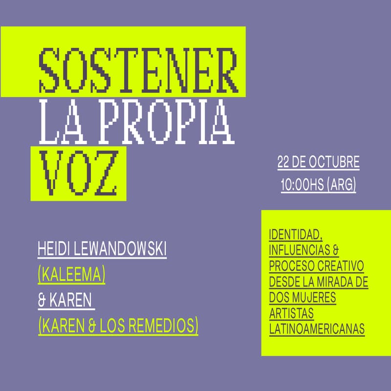 Cover Image for Sostener la propia voz