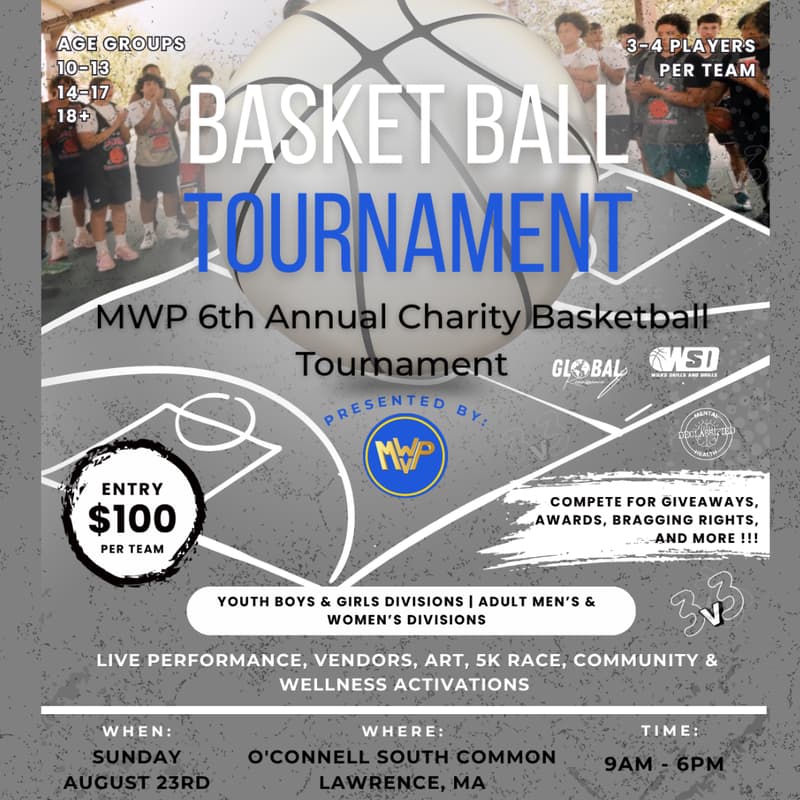 Cover Image for MWP 6th Annual Charity Basketball Tournament