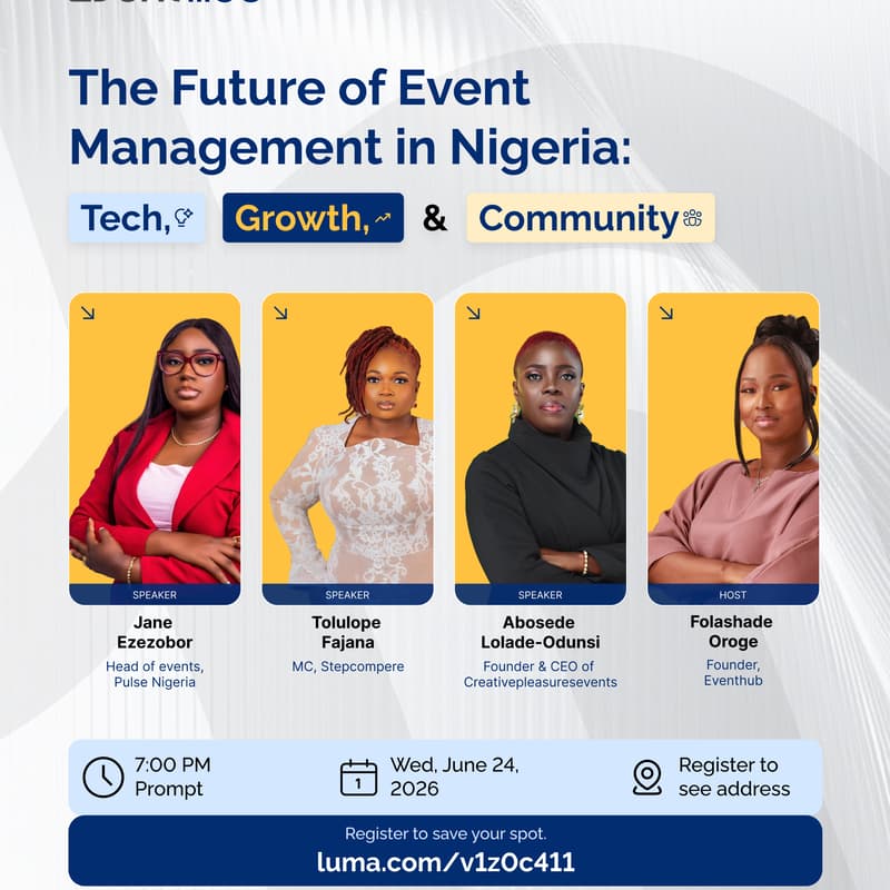 Cover Image for The Future of Event Management in Nigeria: Tech, Growth & Community