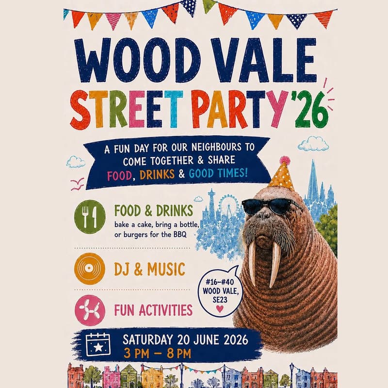 Cover Image for 🎉 Wood Vale Street Party '26