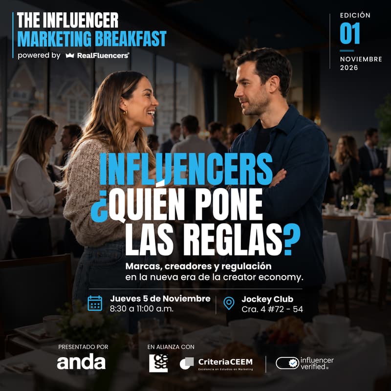 Cover Image for Influencer Marketing Breakfast: ¿Quién pone las reglas?