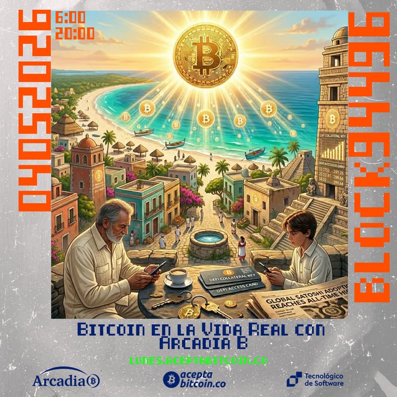 Cover Image for Bitcoin en la Vida Real con Arcadia B