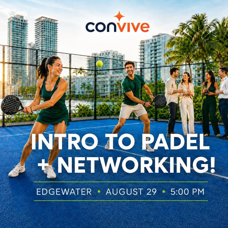 Cover Image for Convive Intro to Padel + Networking!