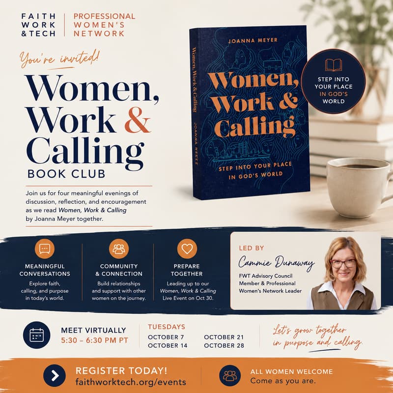 Cover Image for Women, Work & Calling Book Club led by Cammie Dunaway