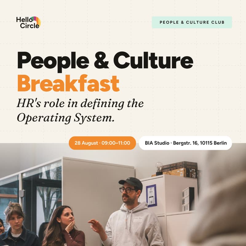 Cover Image for People & Culture Breakfast | HR’s Role in Defining the Operating System