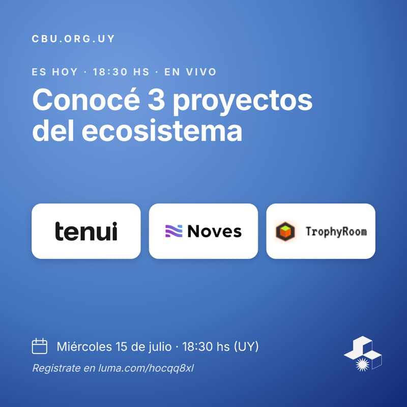 Cover Image for Presentación del Mapa del Ecosistema Blockchain del Uruguay