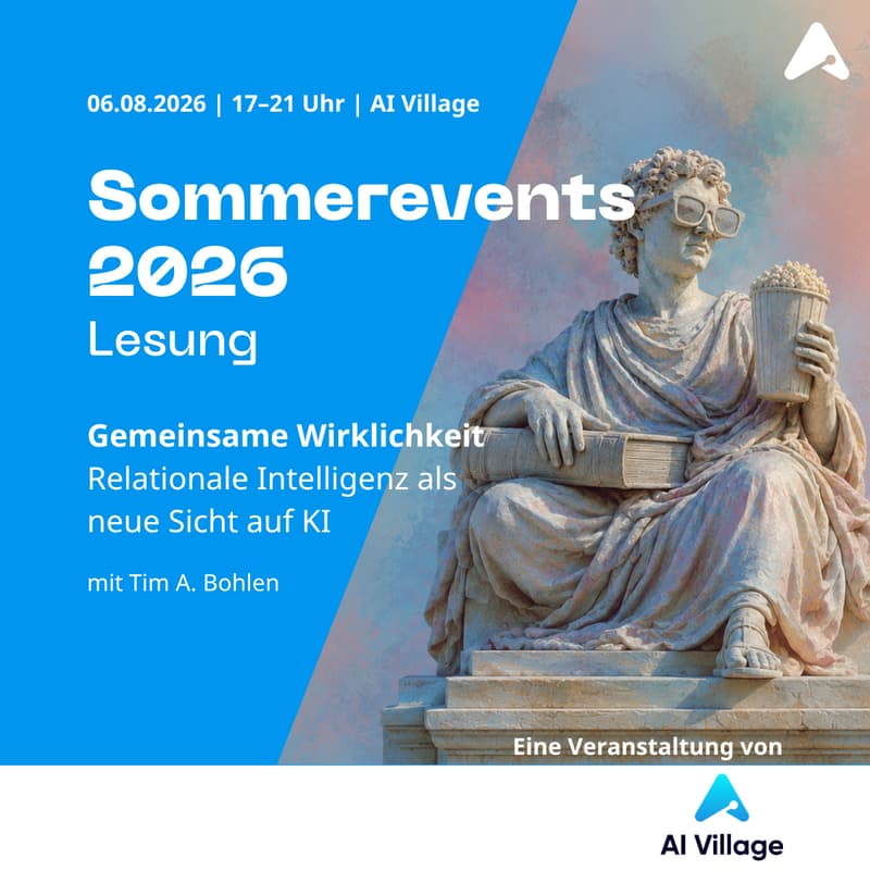 Cover Image for Lesung: Gemeinsame Wirklichkeit – Relationale Intelligenz als neue Sicht auf KI