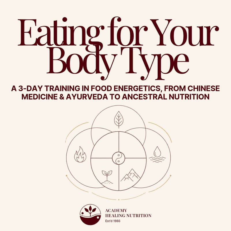 Cover Image for Eating for Your Body Type: A 3-Day Training in Food Energetics, from Chinese Medicine & Ayurveda to Ancestral Nutrition