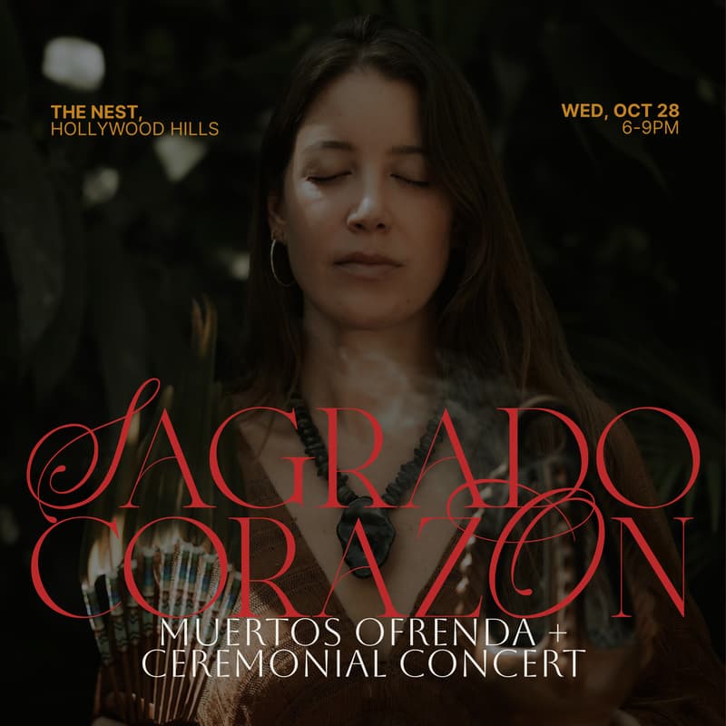 Cover Image for SAGRADO CÓRAZON | Muertos Ofrenda + Ceremonial Concert