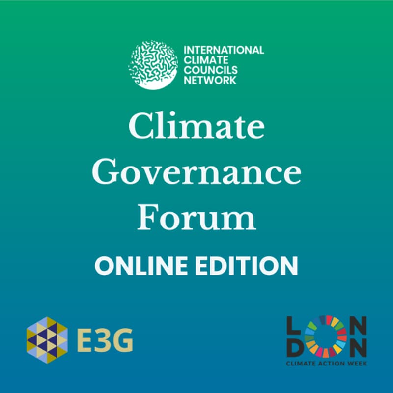 Cover Image for Climate Governance Forum 2026 - ONLINE EDITION