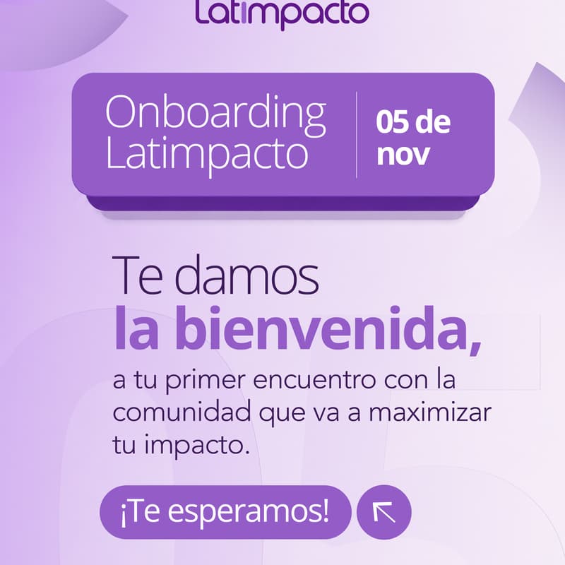 Cover Image for Onboarding Latimpacto