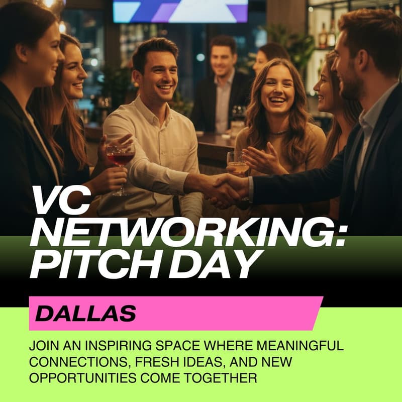 Cover Image for VC Networking: Pitch Day — Dallas