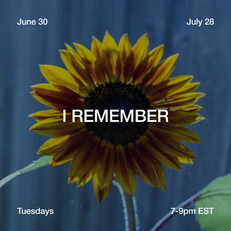 Cover Image for I Remember: A Five-Week Generative Writing Workshop (Online)