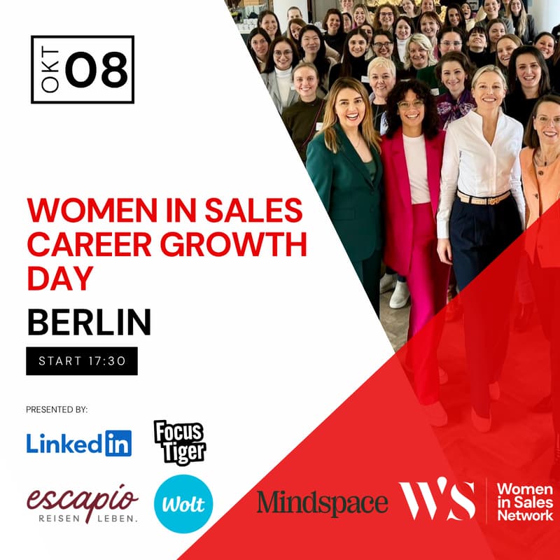 Cover Image for Women in Sales Career Growth Day - Berlin
