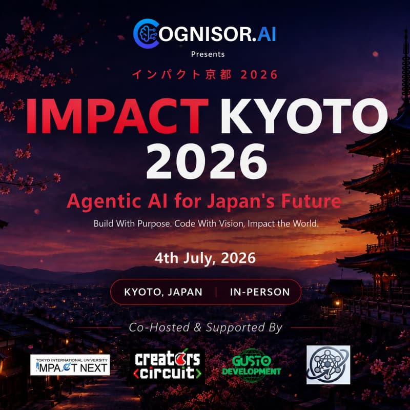Cover Image for 【IVS Official Side Event】Impact Kyoto Hackathon 2026: Agentic AI for Japan's Future
