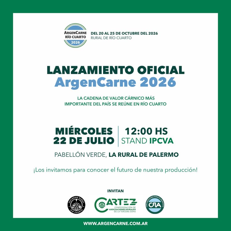 Cover Image for Invitación Oficial: Lanzamiento de ArgenCarne 2026
