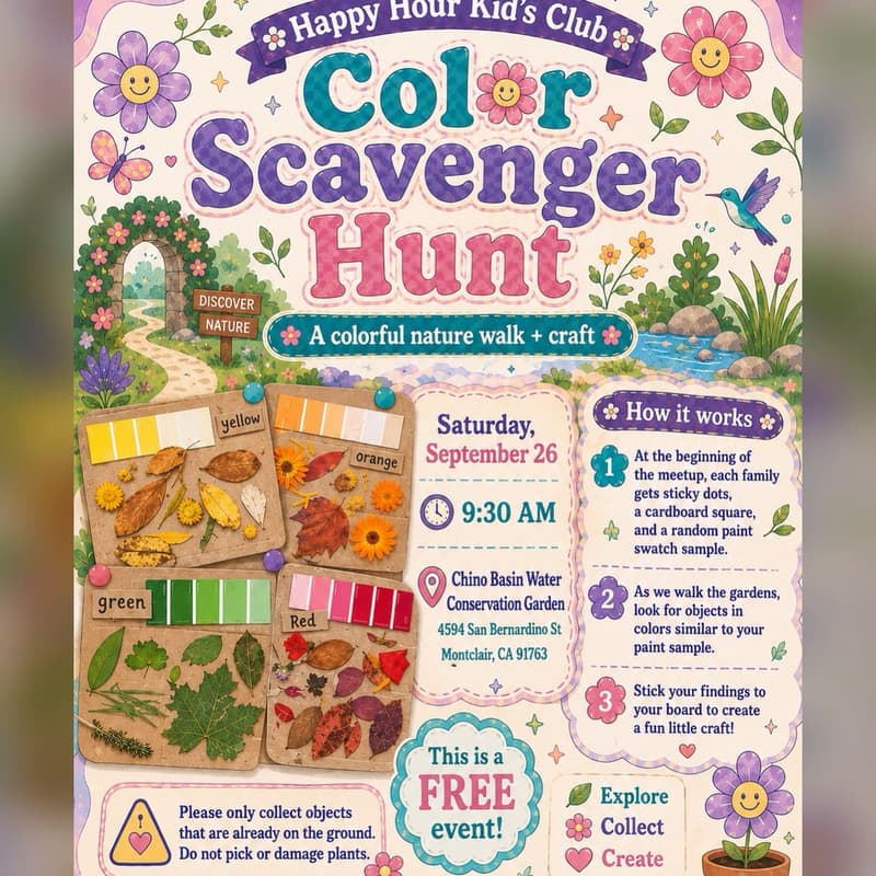 Cover Image for September 26 Color Scavenger Hunt
