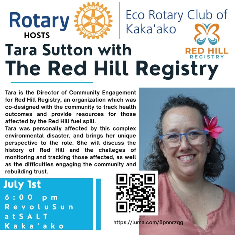 Cover Image for Eco Rotary welcomes Tara Sutton with Red Hill Registry