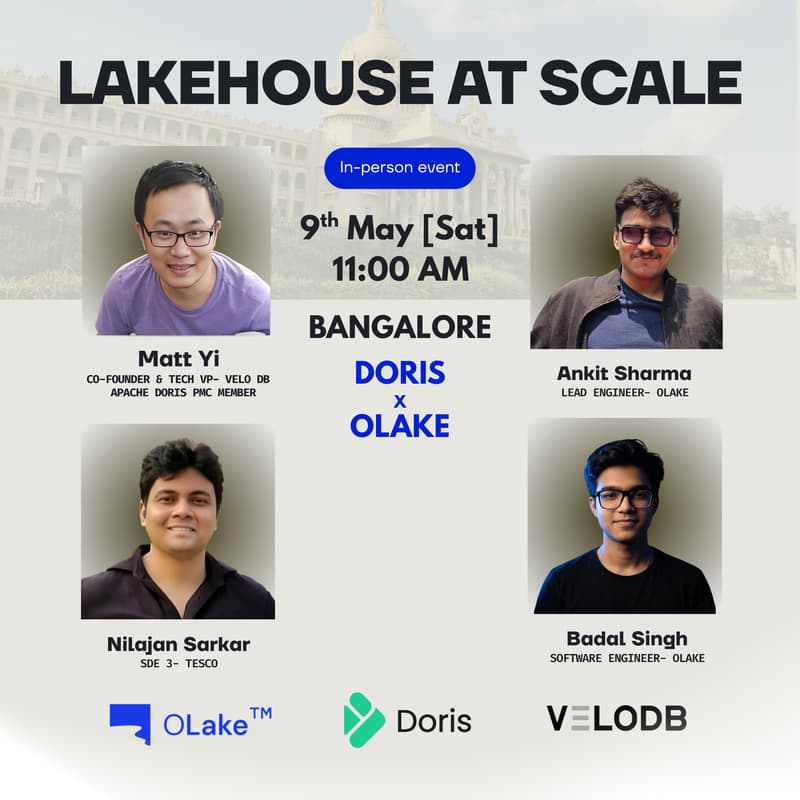 Cover Image for Lakehouse at Scale: Doris x OLake