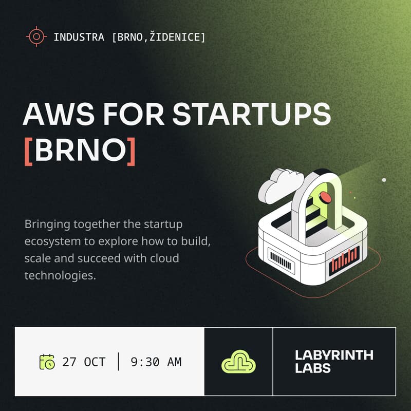 Cover Image for AWS for Startups Brno
