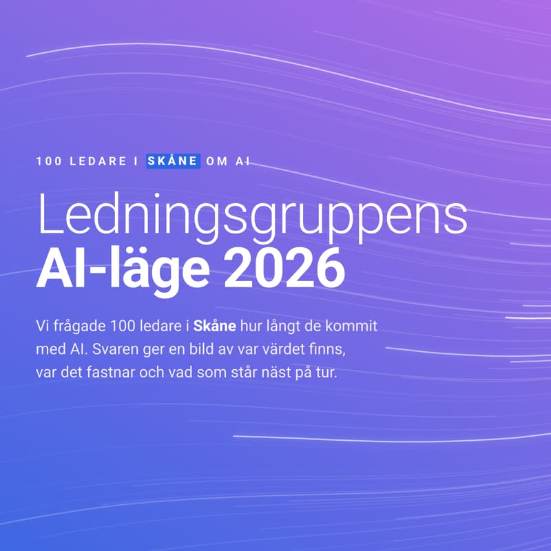 Cover Image for 100 Ledare om AI — Skåne 2026: Lansering