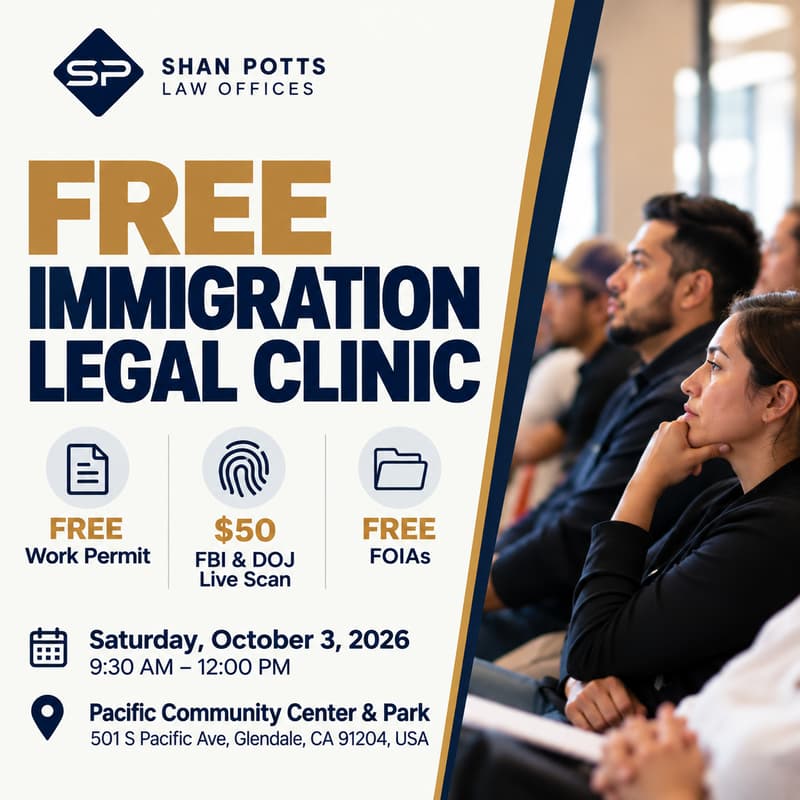 Cover Image for Free Immigration Legal Clinic (Free Work Permits)