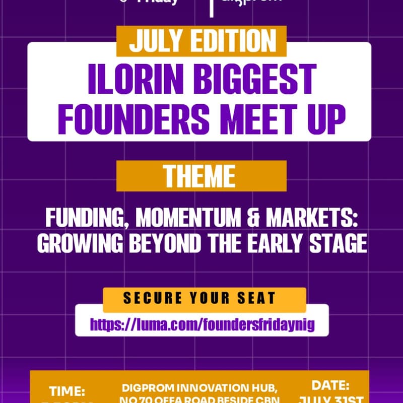 Cover Image for Founders Friday Ilorin