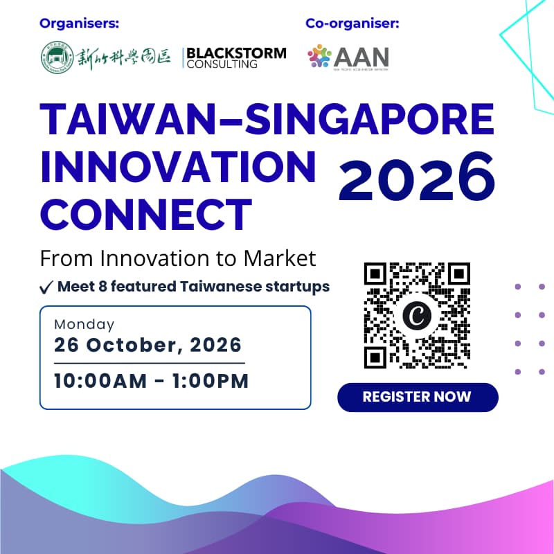 Cover Image for Taiwan–Singapore Innovation Connect 2026: From Innovation to Market