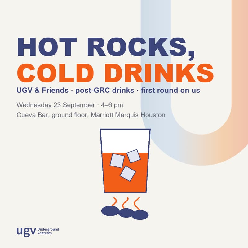 Cover Image for UGV & Friends · Post-GRC Drinks