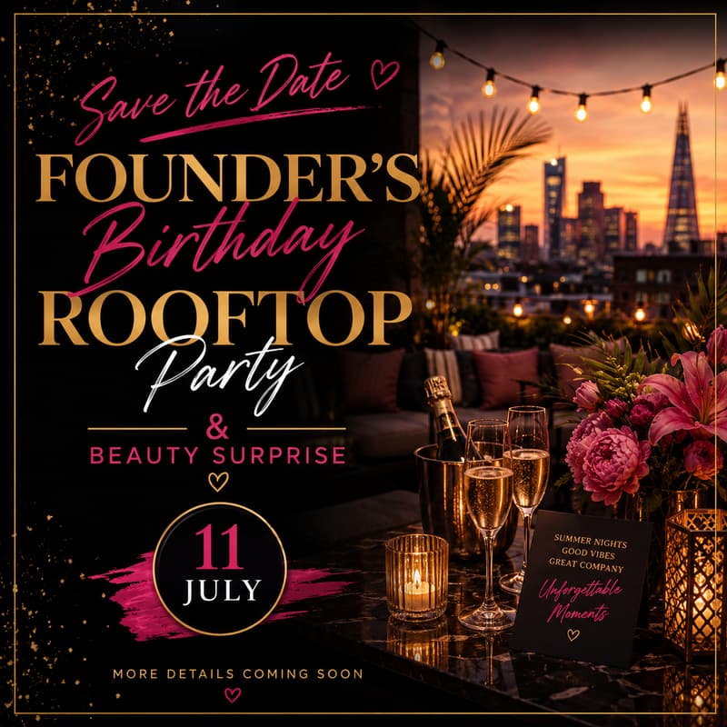 Cover Image for Founder's Birthday Rooftop Party & Beauty Surprise